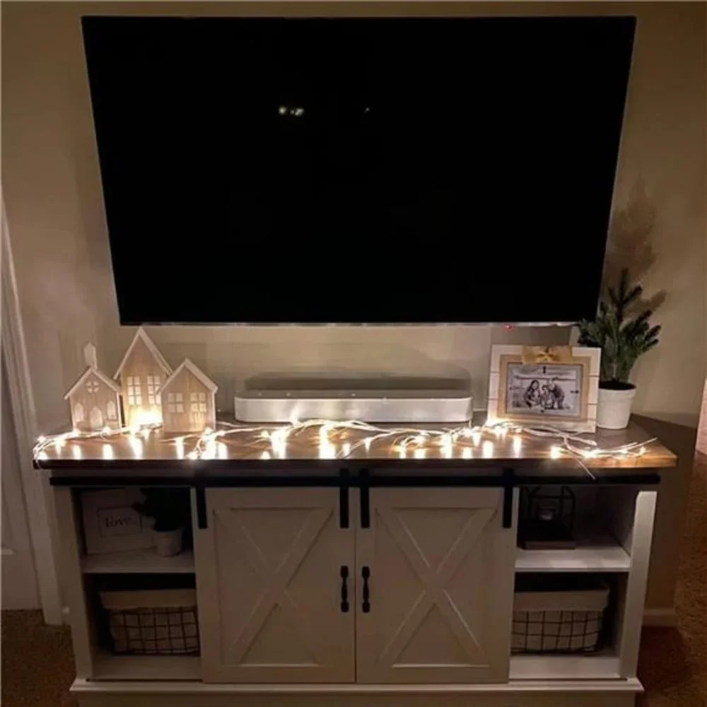 Lighted Birch Garland with Birch Twigs, Christmas 6FT Lighted Garlands